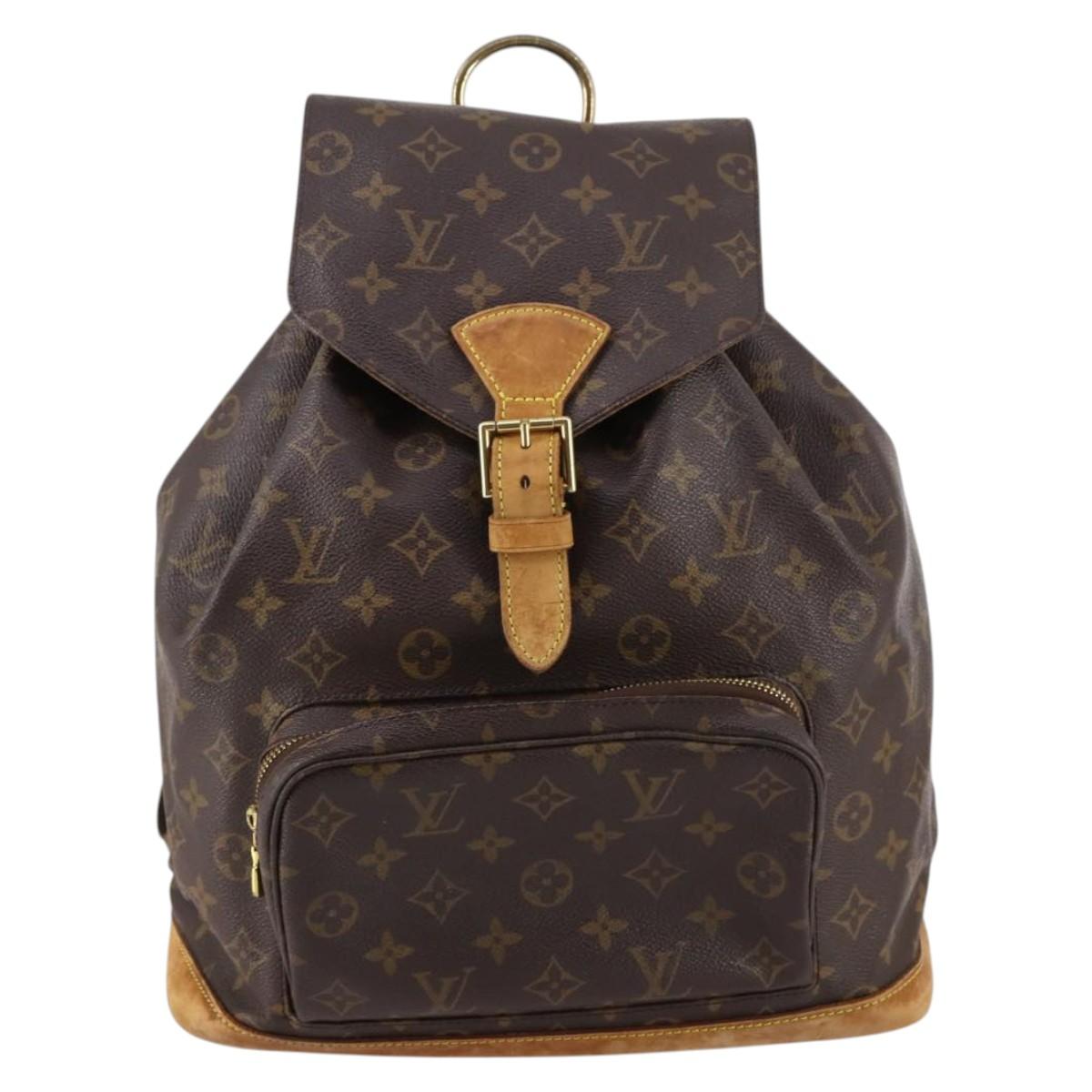LOUIS VUITTON Monogram Montsouris GM Backpack M51135 LV Auth ep10626
