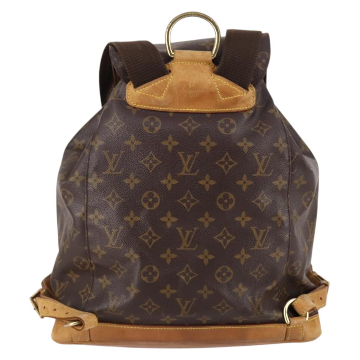 LOUIS VUITTON Monogram Montsouris GM Backpack M51135 LV Auth ep10626