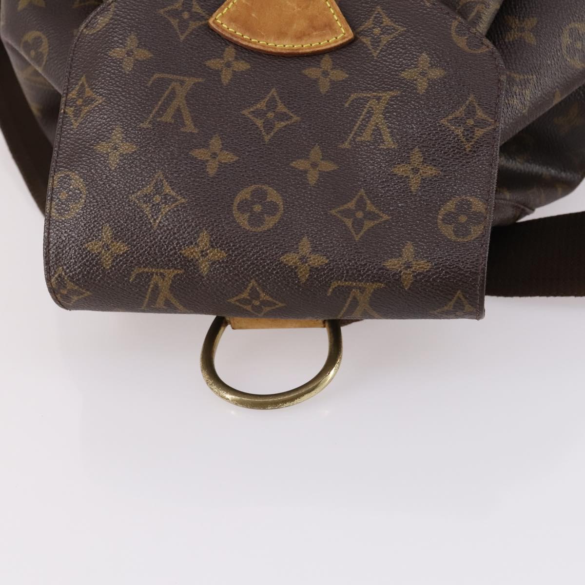 LOUIS VUITTON Monogram Montsouris GM Backpack M51135 LV Auth ep10626