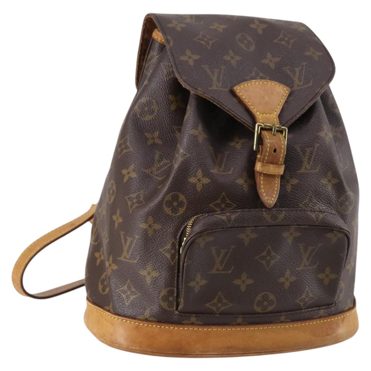 LOUIS VUITTON Monogram Montsouris MM Backpack M51136 LV Auth ep10627