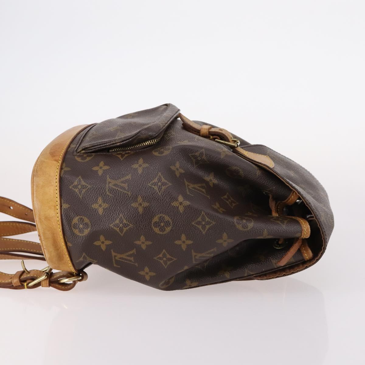 LOUIS VUITTON Monogram Montsouris MM Backpack M51136 LV Auth ep10627