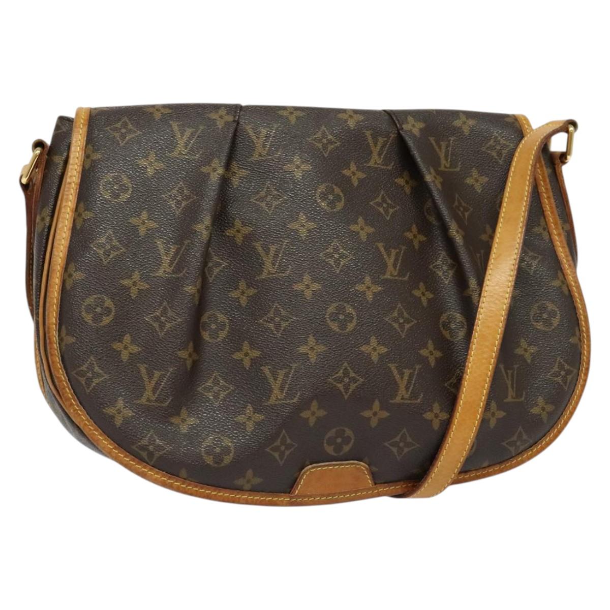 LOUIS VUITTON Monogram Menilmontant MM Shoulder Bag M40473 LV Auth ep10636