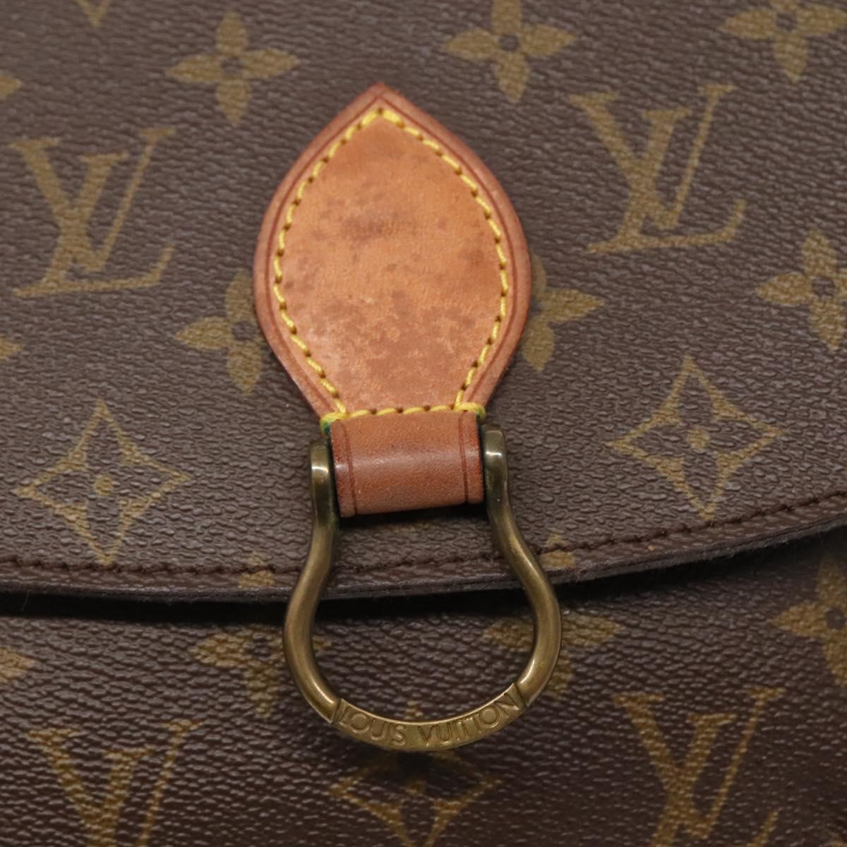 LOUIS VUITTON Monogram Saint Cloud MM Shoulder Bag M51243 LV Auth ep10644