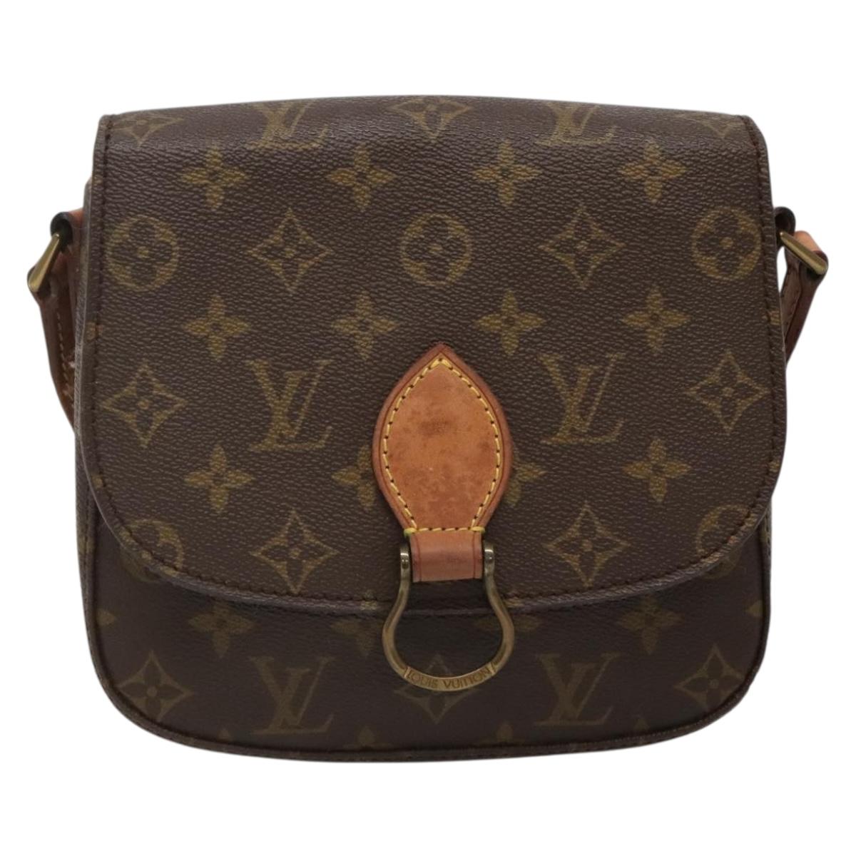 LOUIS VUITTON Monogram Saint Cloud MM Shoulder Bag M51243 LV Auth ep10644