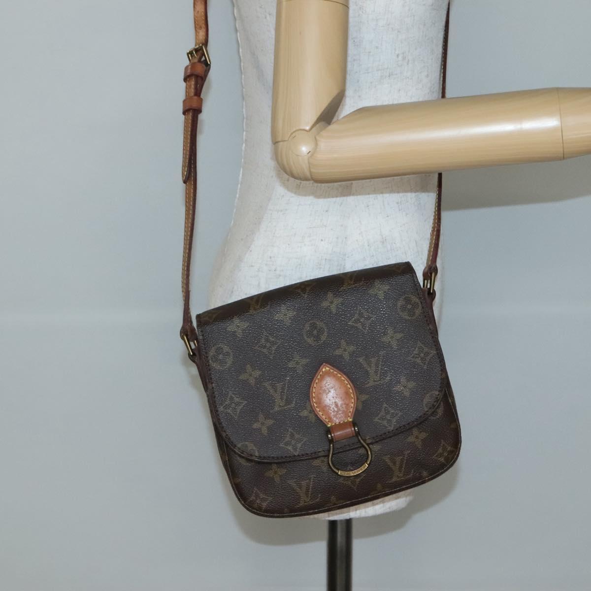 LOUIS VUITTON Monogram Saint Cloud MM Shoulder Bag M51243 LV Auth ep10644