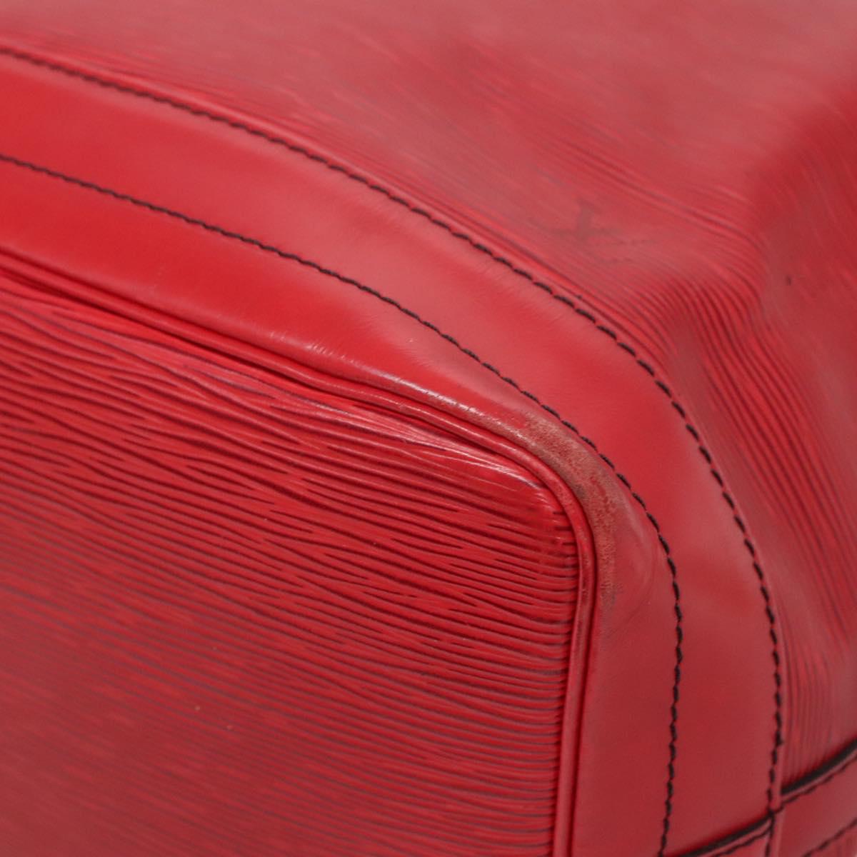 LOUIS VUITTON Epi Noe Shoulder Bag Red M44007 LV Auth ep10660