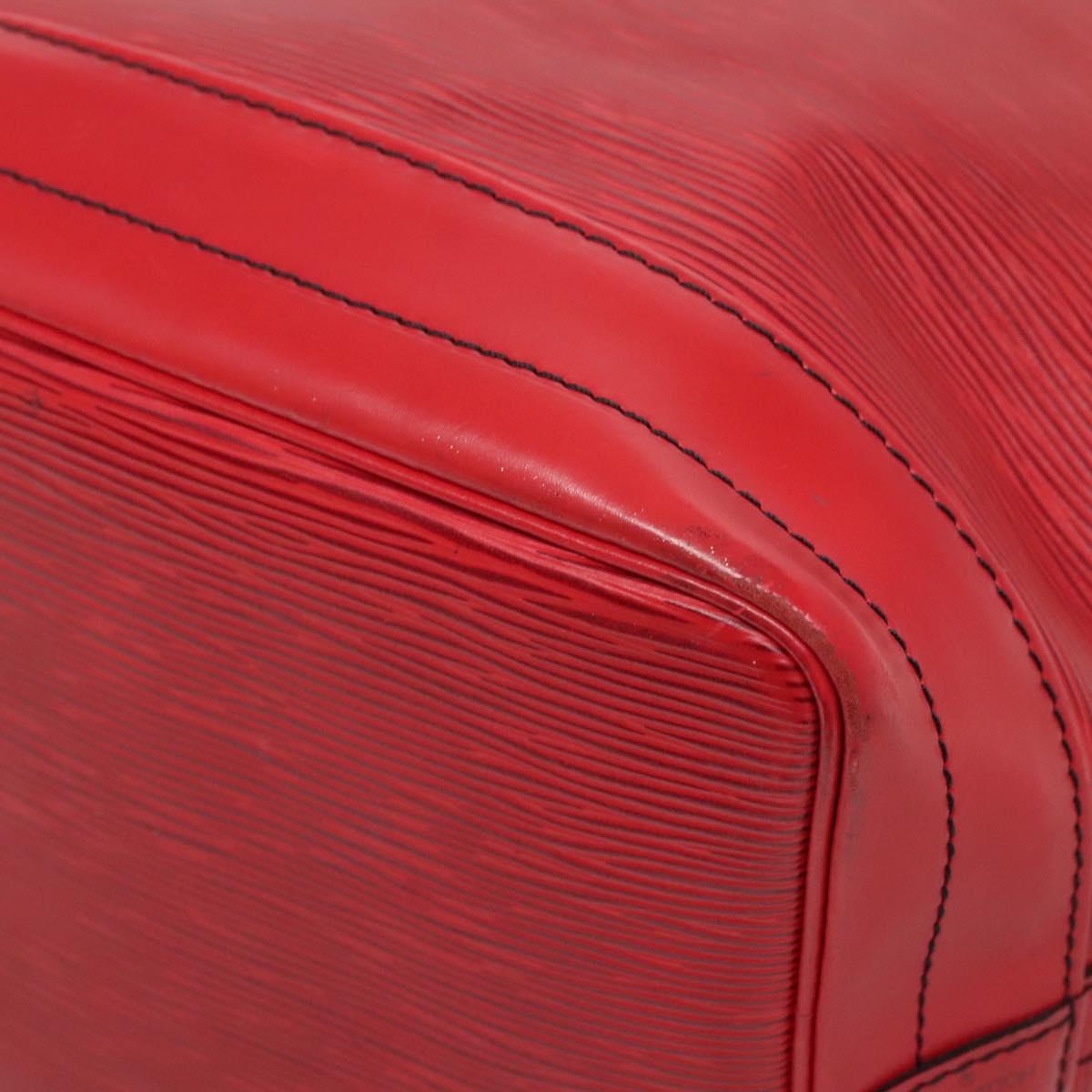 LOUIS VUITTON Epi Noe Shoulder Bag Red M44007 LV Auth ep10660