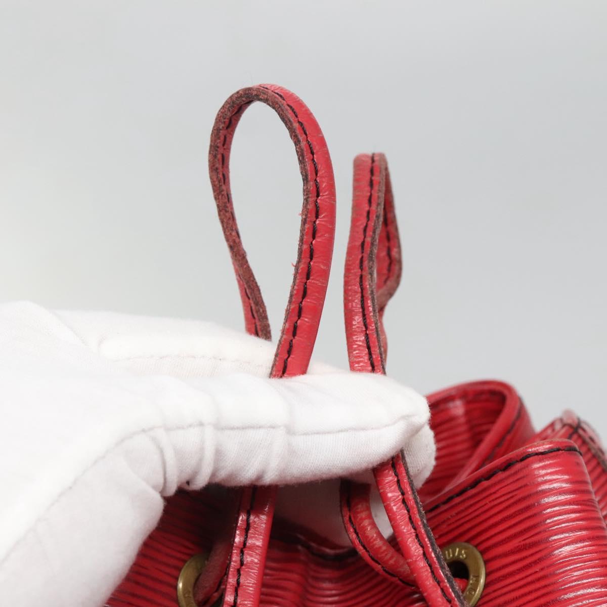 LOUIS VUITTON Epi Noe Shoulder Bag Red M44007 LV Auth ep10660