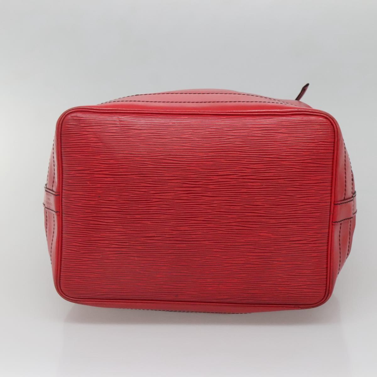 LOUIS VUITTON Epi Noe Shoulder Bag Red M44007 LV Auth ep10660