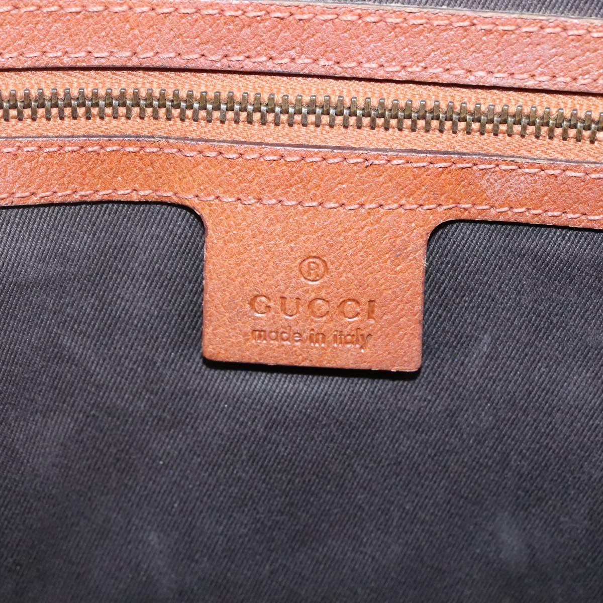 GUCCI GG Canvas Hand Bag Beige 120897 Auth ep10675