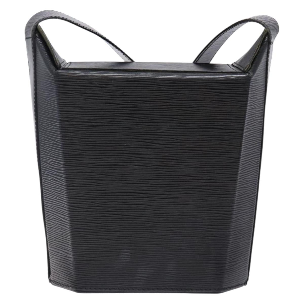 LOUIS VUITTON Epi Sac Seau Shoulder Bag Black M80161 LV Auth ep10696