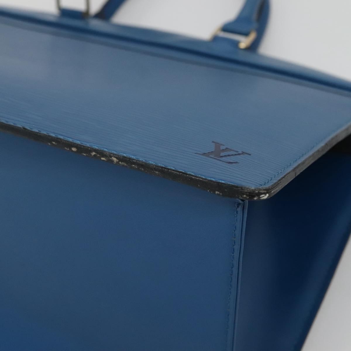 LOUIS VUITTON Epi Riviera Hand Bag Blue M48185 LV Auth ep10744