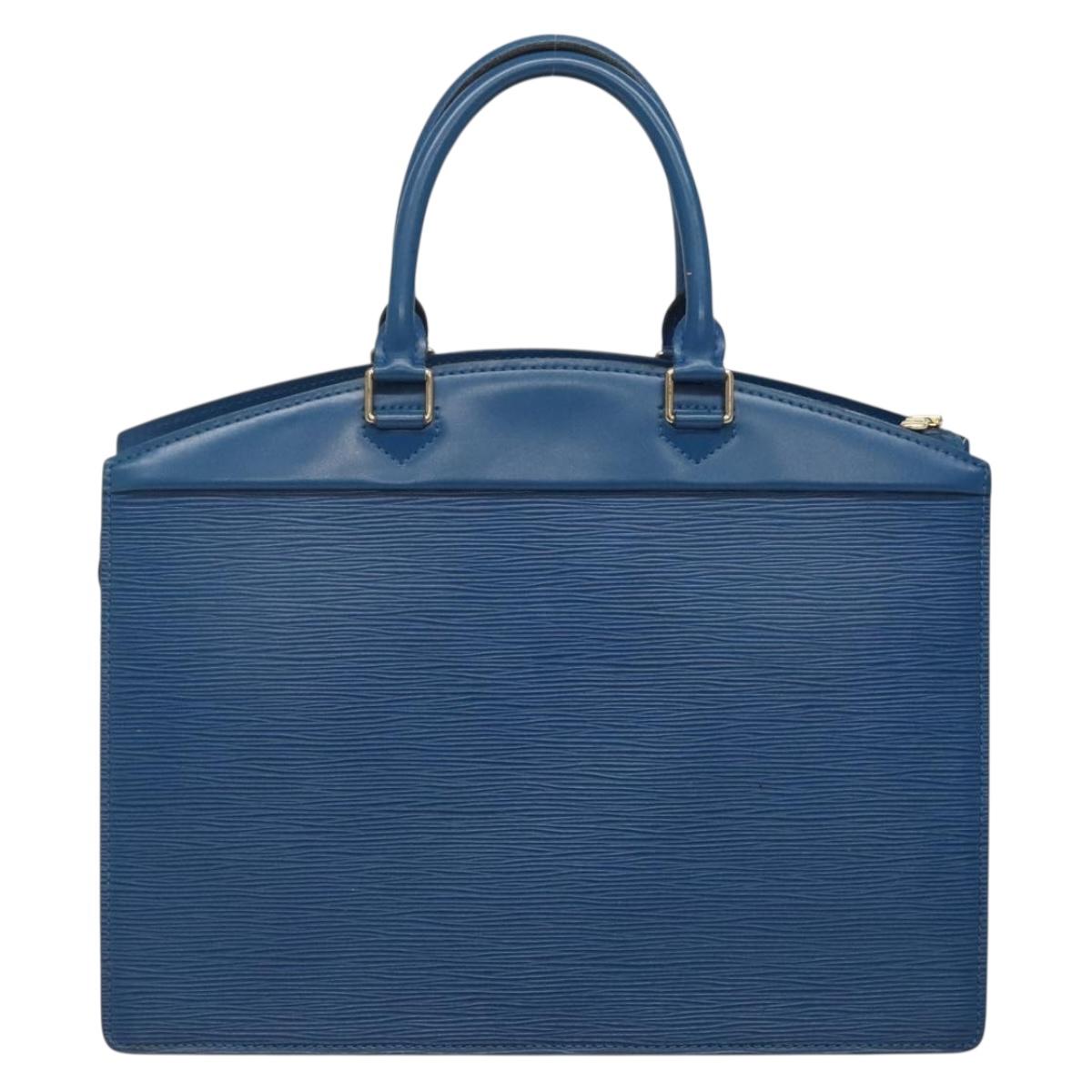 LOUIS VUITTON Epi Riviera Hand Bag Blue M48185 LV Auth ep10744
