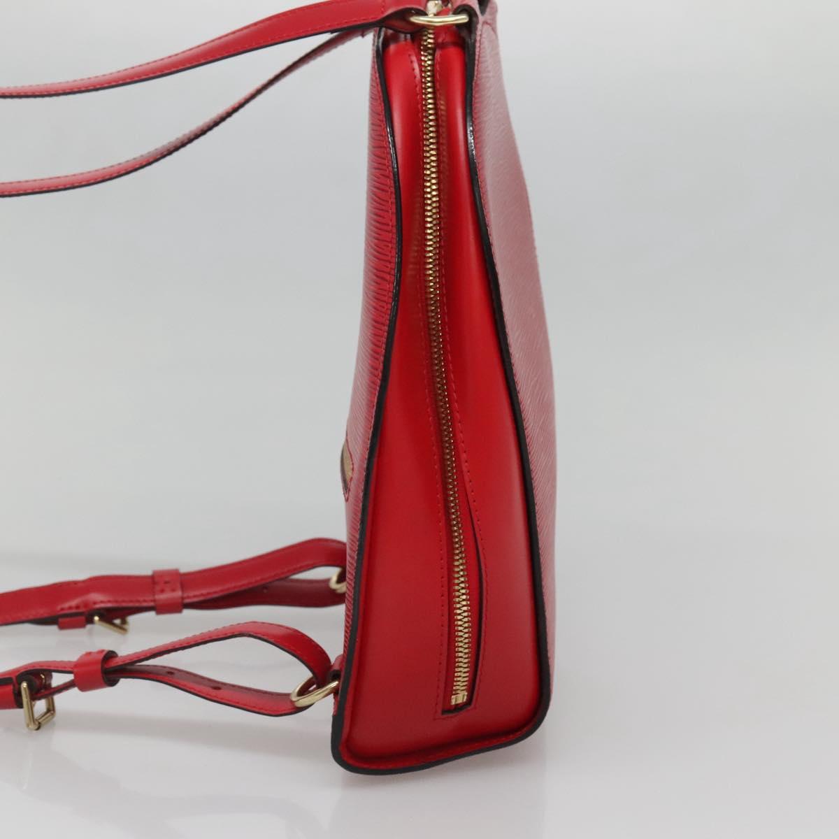 LOUIS VUITTON Epi Mabillon Backpack Castilian Red M52237 LV Auth ep10752