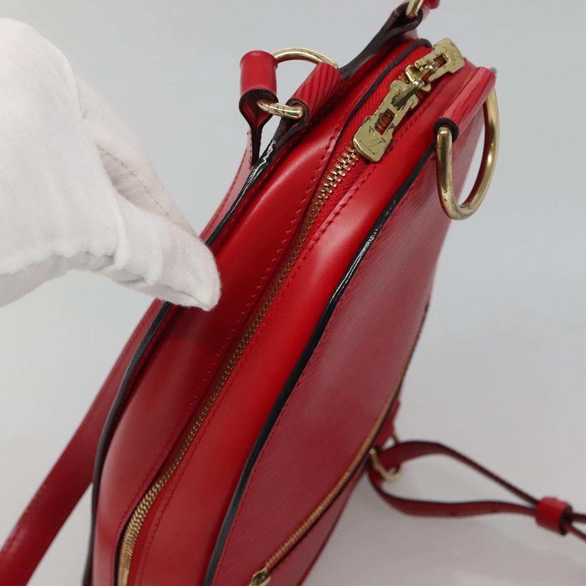 LOUIS VUITTON Epi Mabillon Backpack Castilian Red M52237 LV Auth ep10752