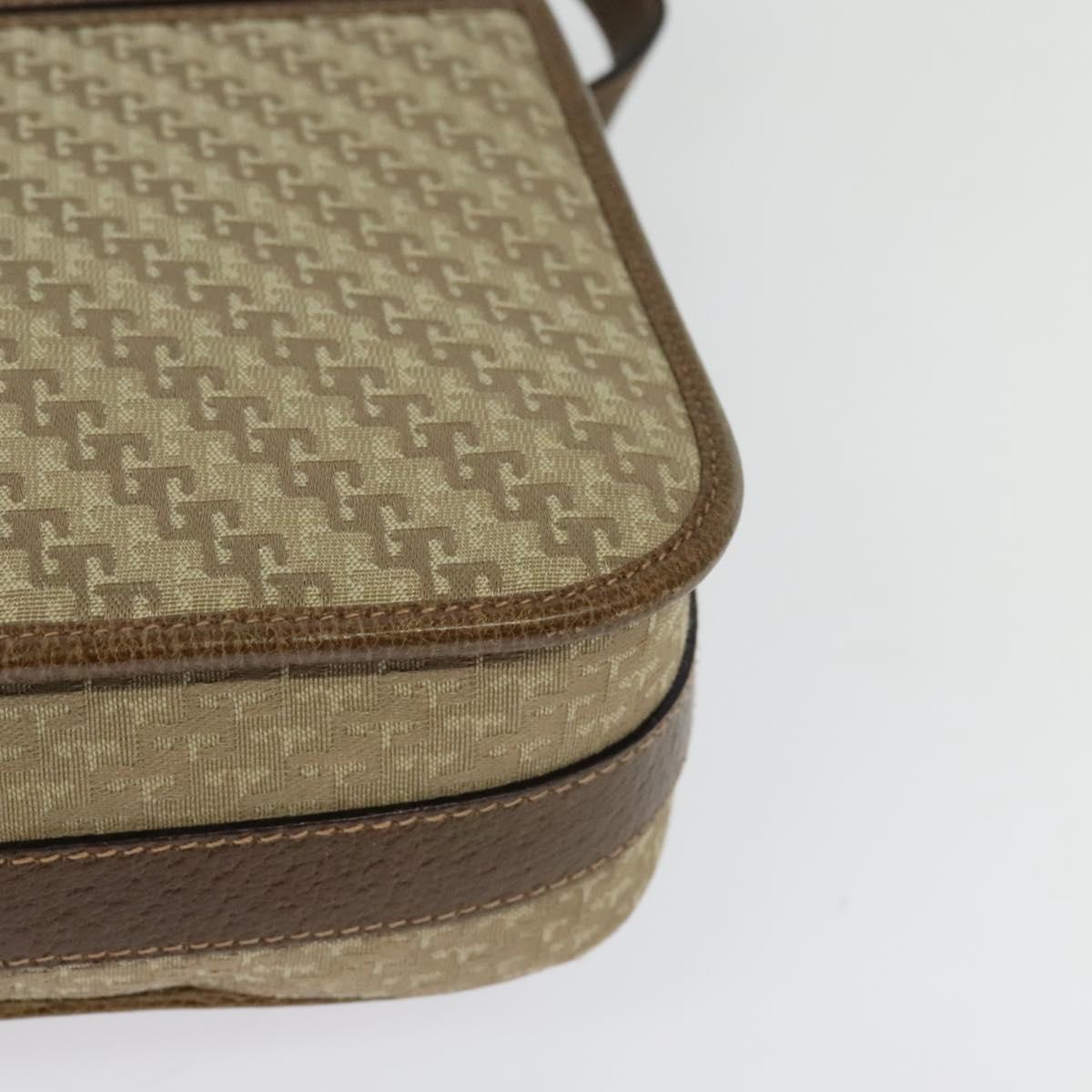 GUCCI Shoulder Bag Canvas Beige Gold 001 113 0613 Auth ep10753