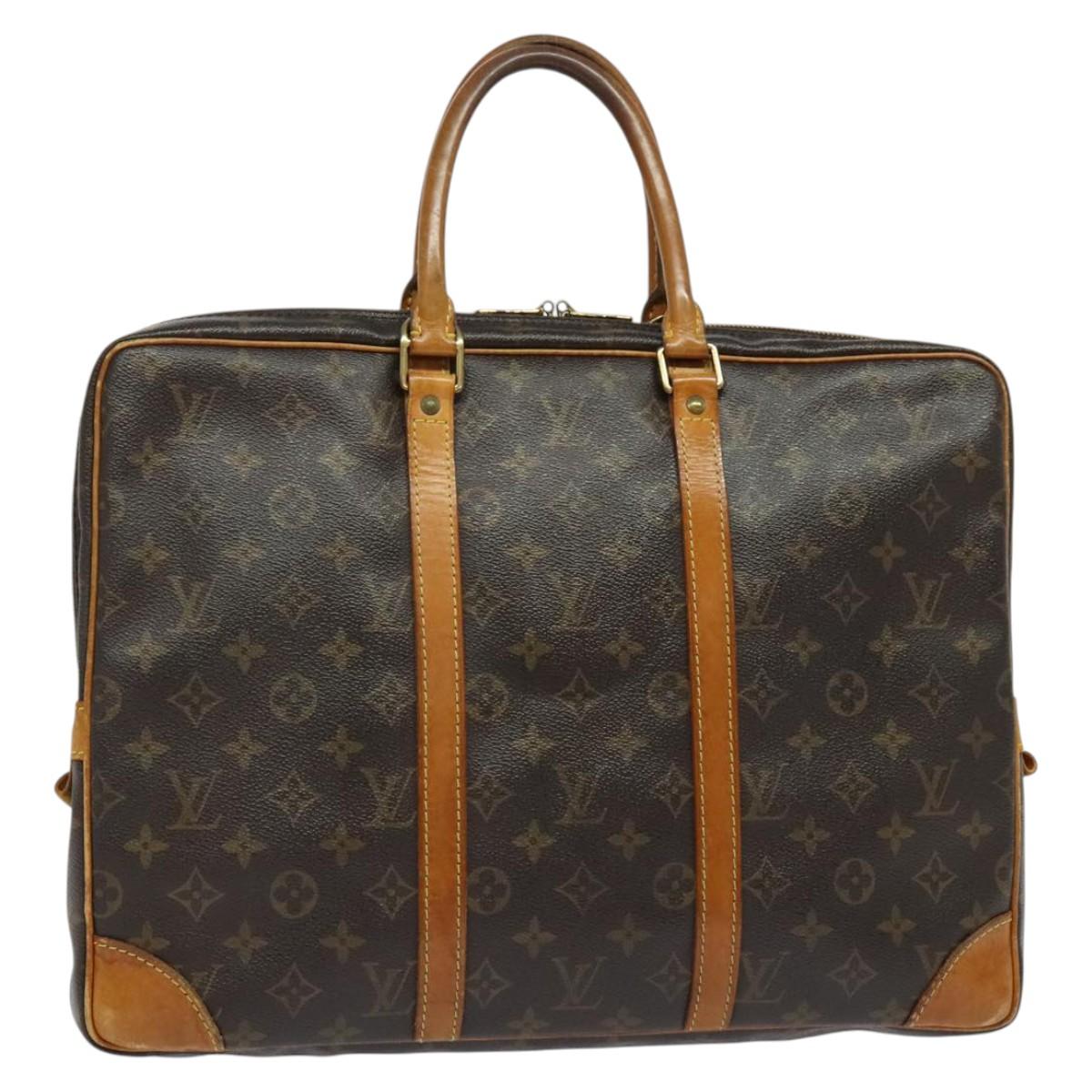 LOUIS VUITTON Monogram Porte Documents Voyage Business Bag M52005 Auth ep10761