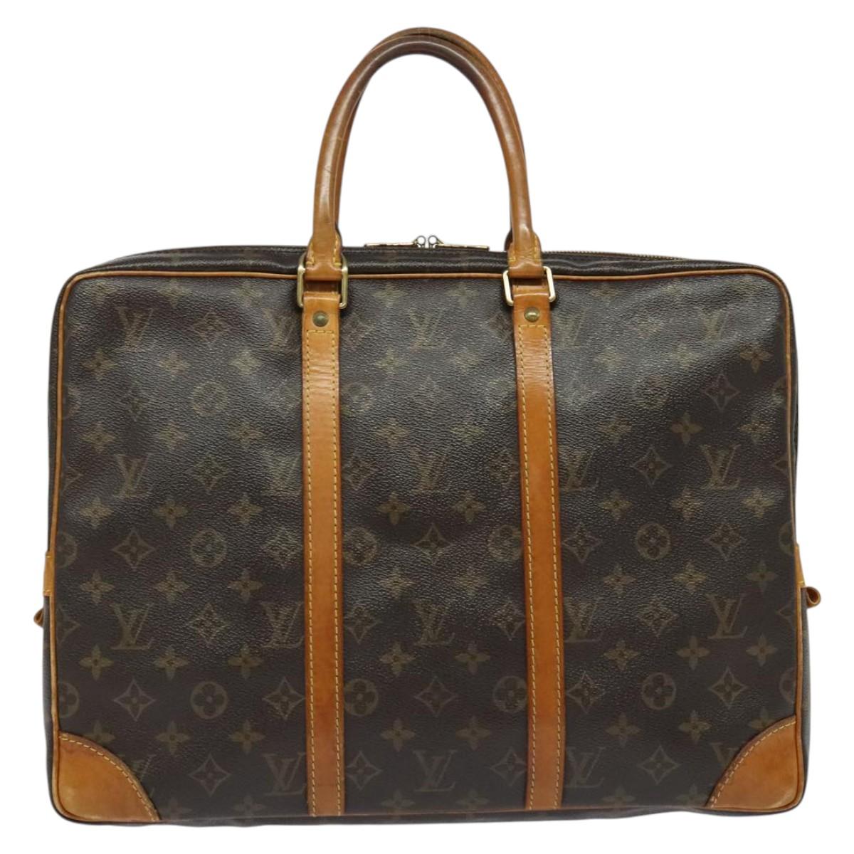 LOUIS VUITTON Monogram Porte Documents Voyage Business Bag M52005 Auth ep10761