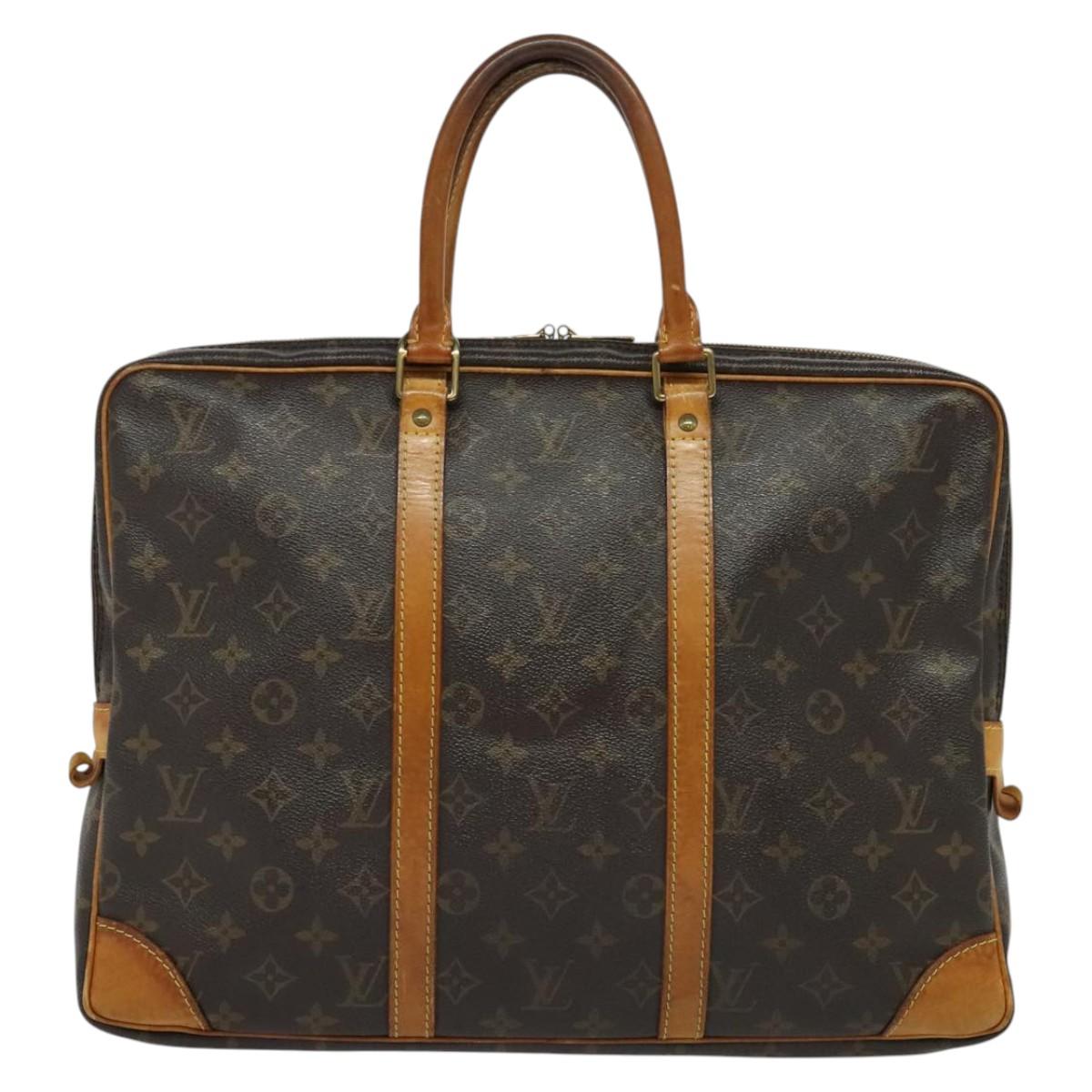 LOUIS VUITTON Monogram Porte Documents Voyage Business Bag M52005 Auth ep10761
