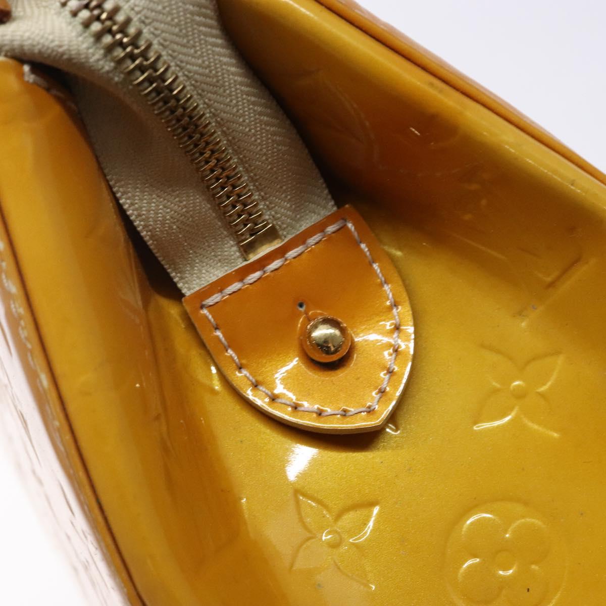 LOUIS VUITTON Monogram Vernis Blair MM Bag 2way Beige Poodle M91755 Auth ep10787