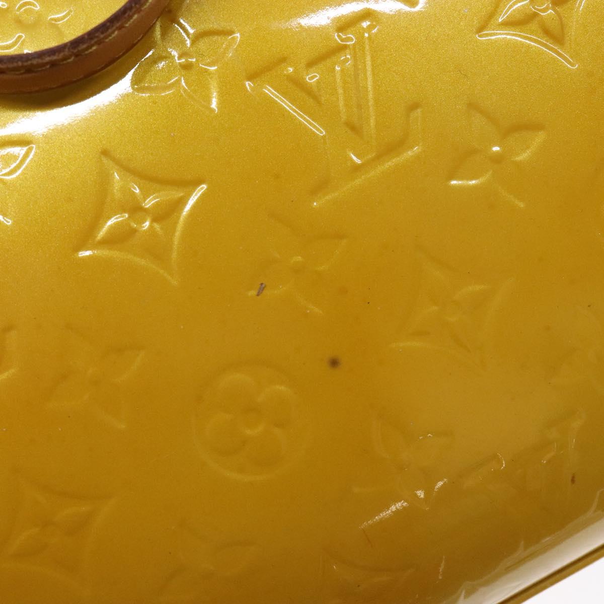 LOUIS VUITTON Monogram Vernis Blair MM Bag 2way Beige Poodle M91755 Auth ep10787