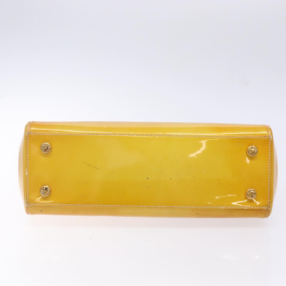 LOUIS VUITTON Monogram Vernis Blair MM Bag 2way Beige Poodle M91755 Auth ep10787