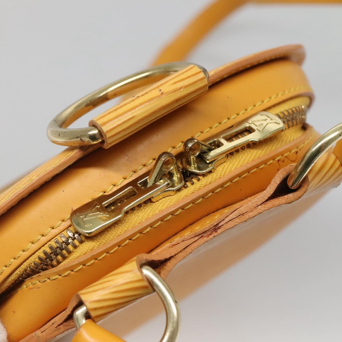 LOUIS VUITTON Epi Mabillon Backpack Yellow M52239 LV Auth ep10799