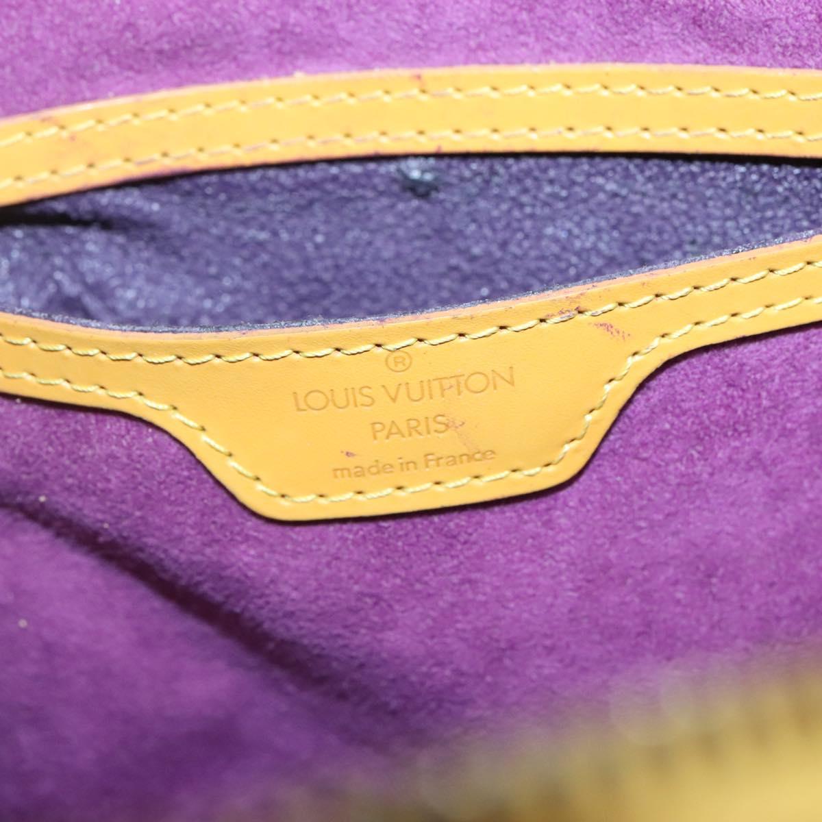 LOUIS VUITTON Epi Mabillon Backpack Yellow M52239 LV Auth ep10799