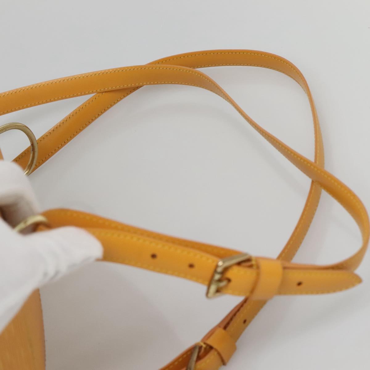 LOUIS VUITTON Epi Mabillon Backpack Yellow M52239 LV Auth ep10799