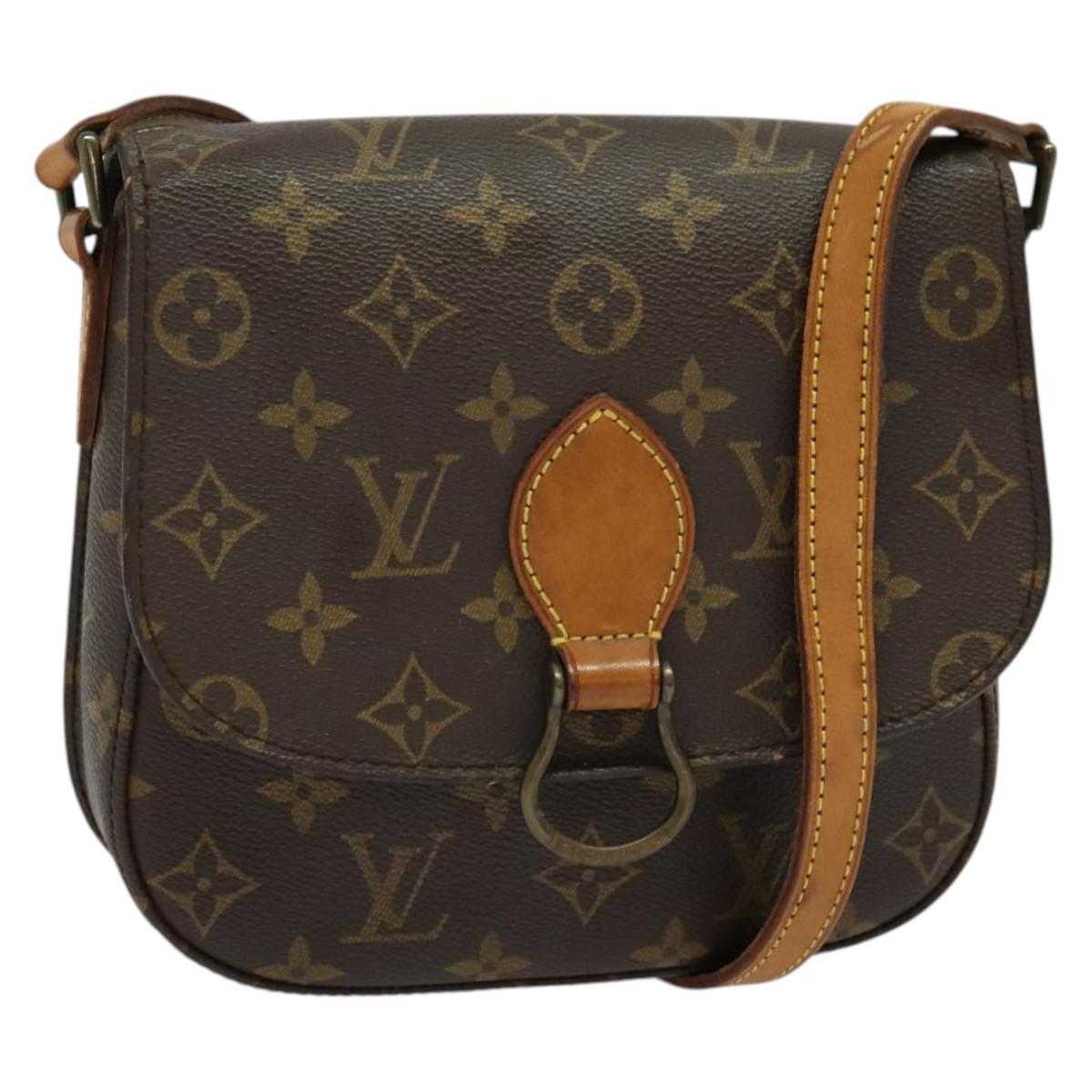 LOUIS VUITTON Monogram Saint Cloud MM Shoulder Bag M51243 LV Auth ep10809