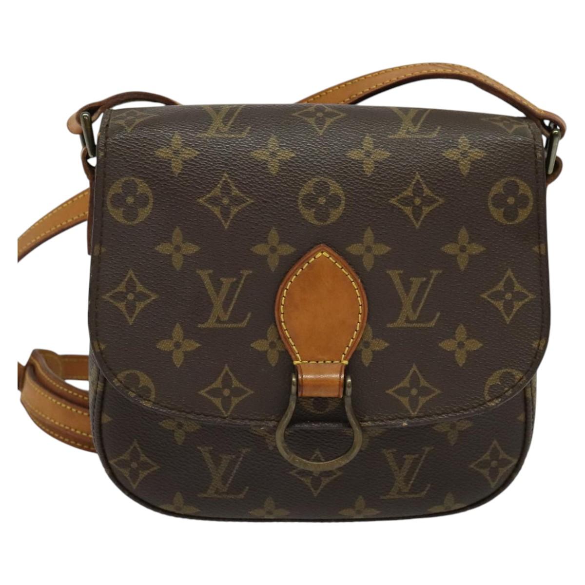 LOUIS VUITTON Monogram Saint Cloud MM Shoulder Bag M51243 LV Auth ep10809
