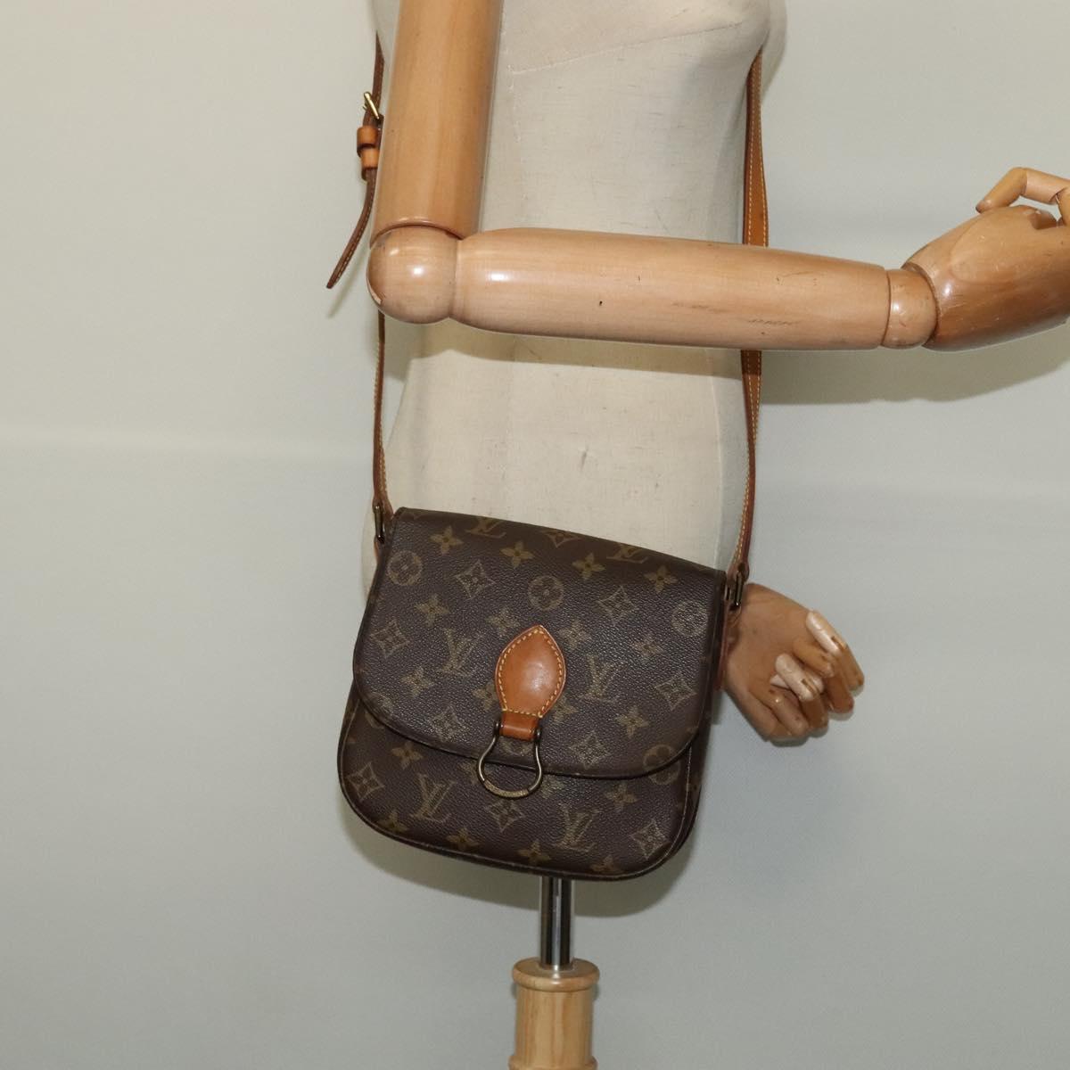 LOUIS VUITTON Monogram Saint Cloud MM Shoulder Bag M51243 LV Auth ep10809