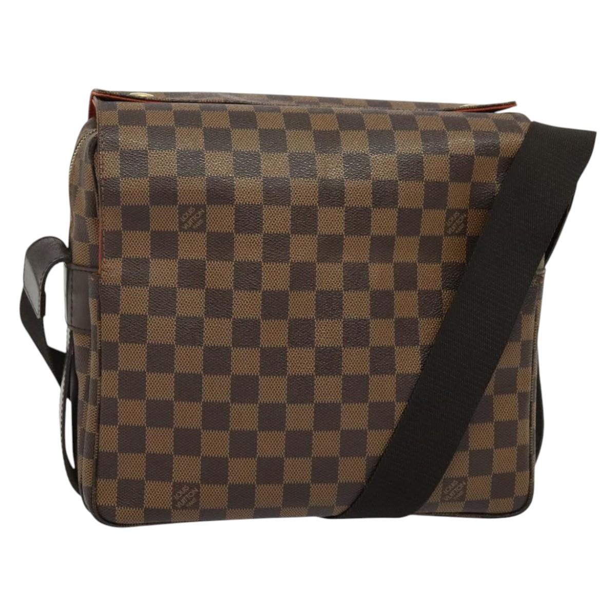 LOUIS VUITTON Damier Ebene Naviglio Shoulder Bag N45255 LV Auth ep10813