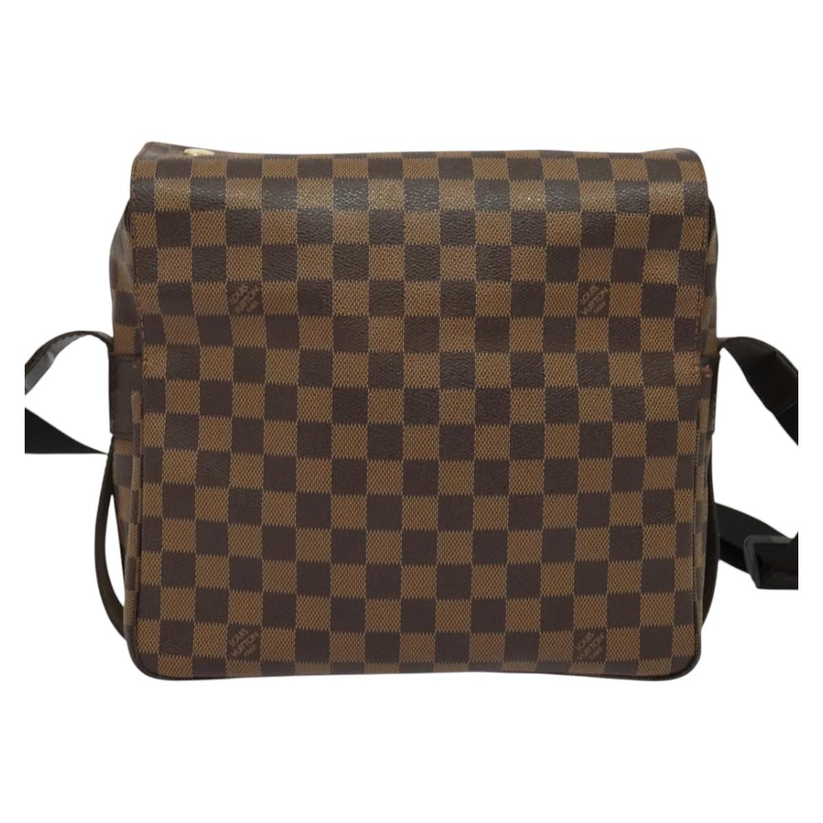 LOUIS VUITTON Damier Ebene Naviglio Shoulder Bag N45255 LV Auth ep10813