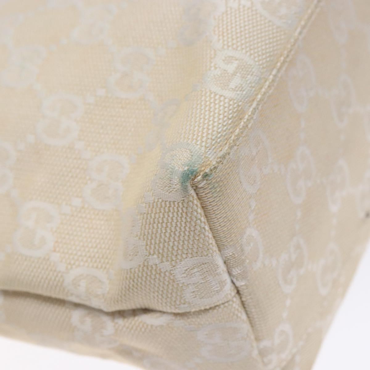 GUCCI GG Canvas Hand Bag Beige 002 1079 Auth ep10836
