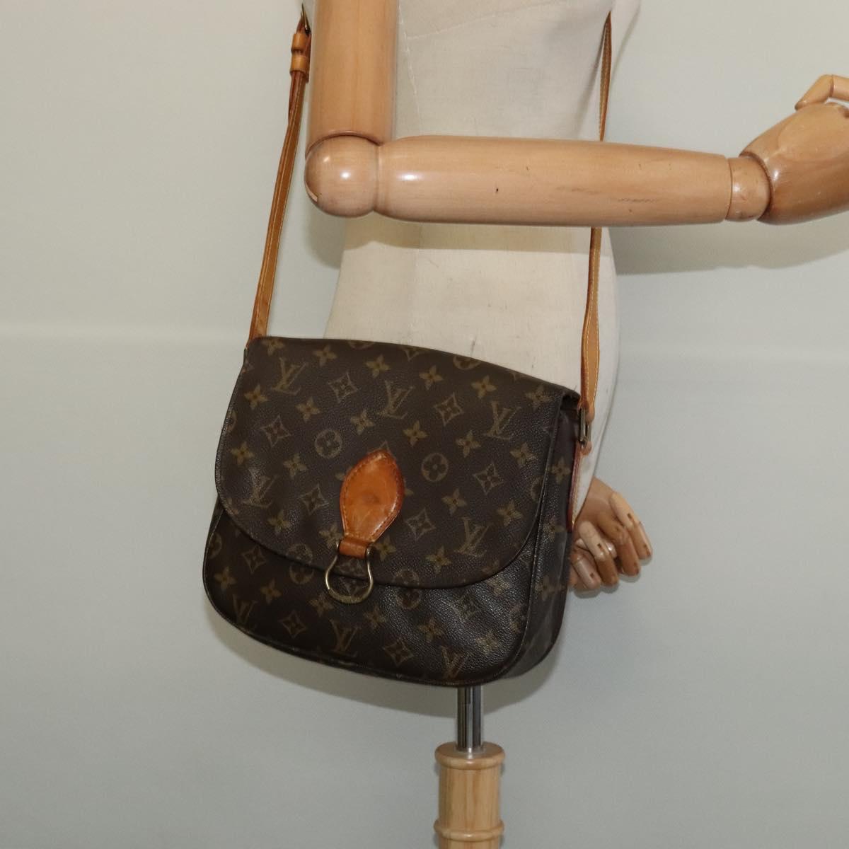 LOUIS VUITTON Monogram Saint Cloud GM Shoulder Bag M51242 LV Auth ep10878