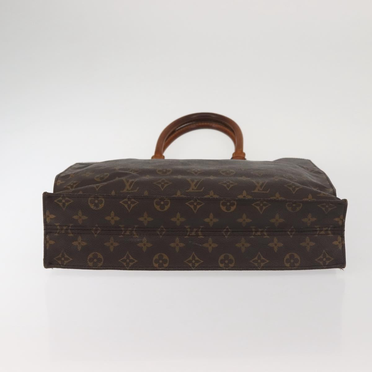 LOUIS VUITTON Monogram Sac Plat Hand Bag M51140 LV Auth ep10914