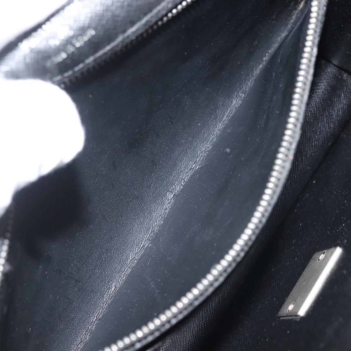 LOUIS VUITTON Taiga Selenga Clutch Bag Ardoise M30782 LV Auth ep10920