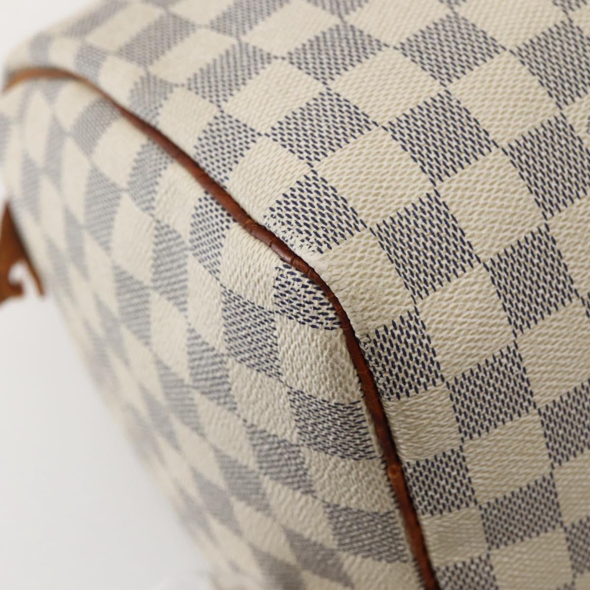 LOUIS VUITTON Damier Azur Speedy 30 Hand Bag N41533 LV Auth ep10924