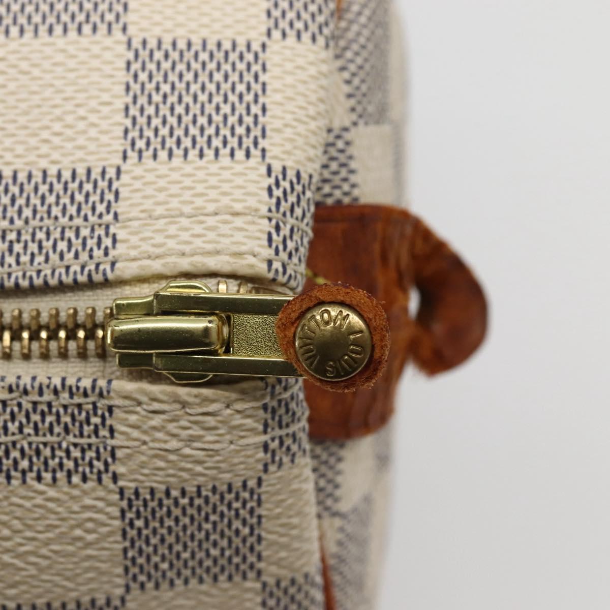 LOUIS VUITTON Damier Azur Speedy 30 Hand Bag N41533 LV Auth ep10924