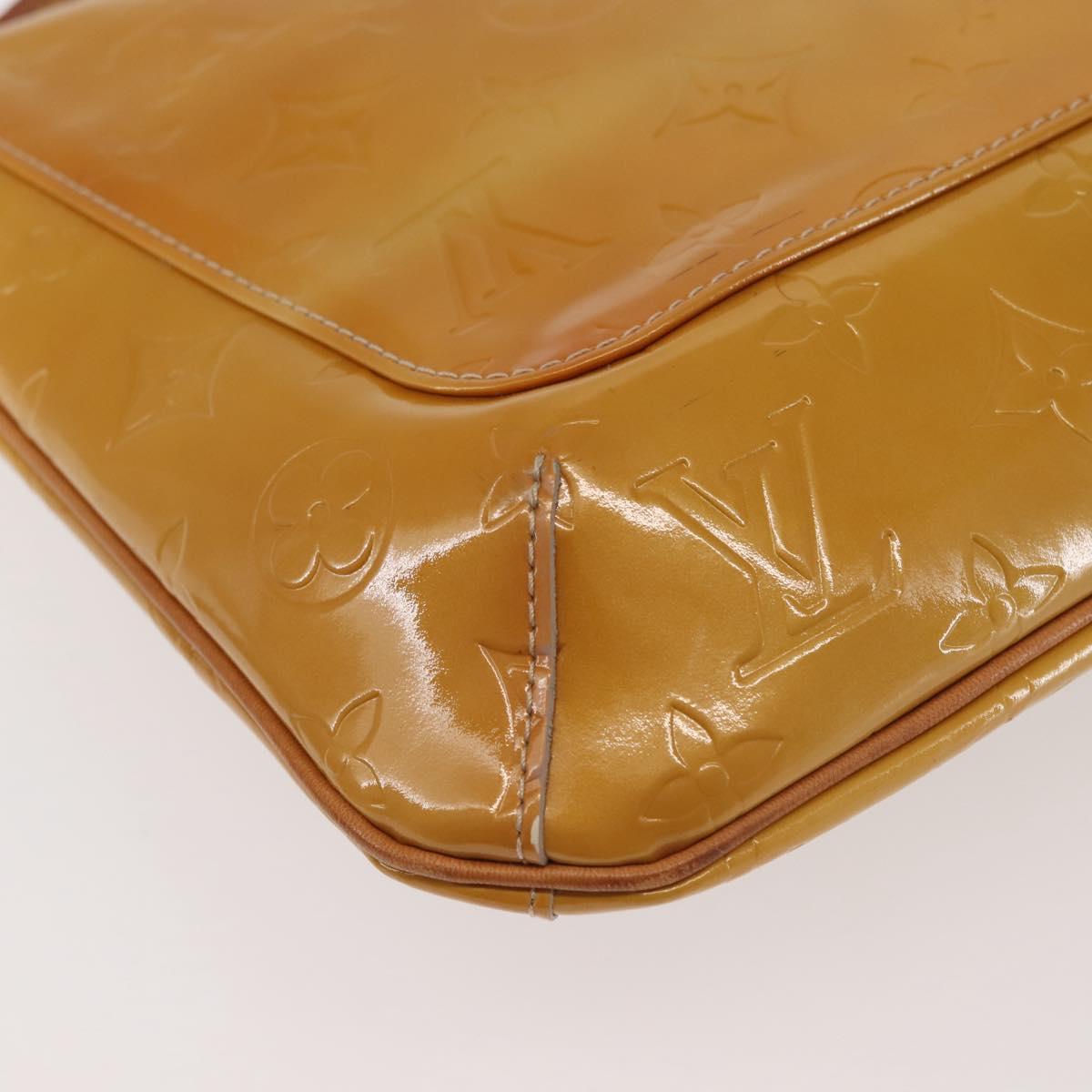 LOUIS VUITTON Monogram Vernis Thompson Street Bag Beige M91301 LV Auth ep10926