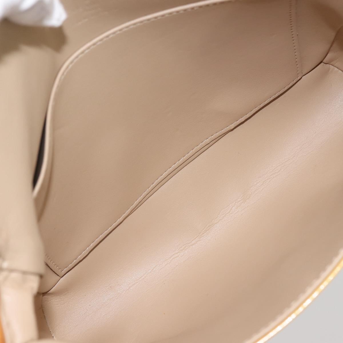 LOUIS VUITTON Monogram Vernis Thompson Street Bag Beige M91301 LV Auth ep10926