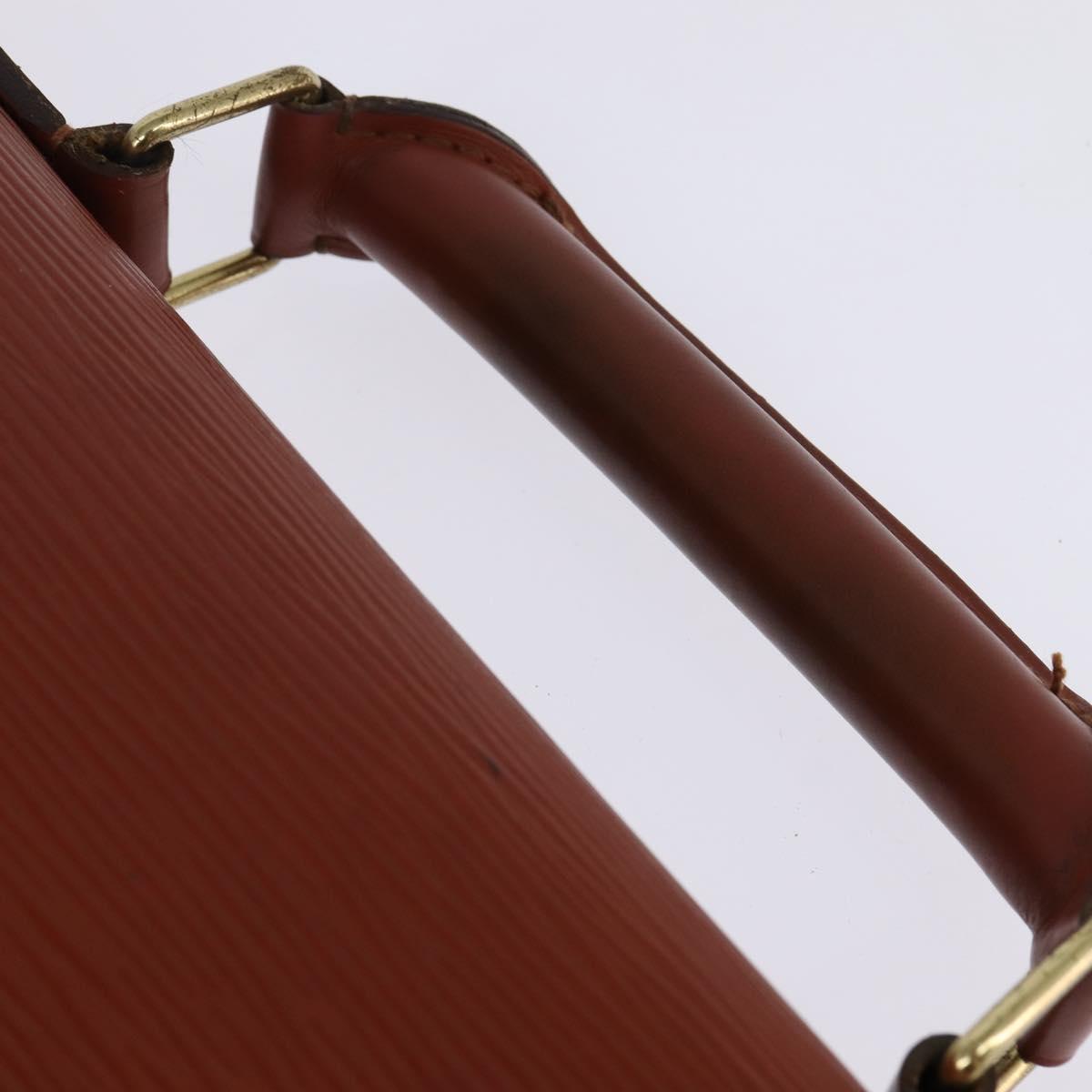 LOUIS VUITTON Epi Serviette Conseiller Briefcase Brown M54423 LV Auth ep10946