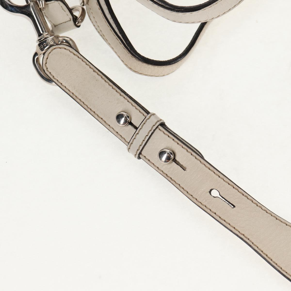 GUCCI GG Canvas Hand Bag 2way Beige White Auth ep10950