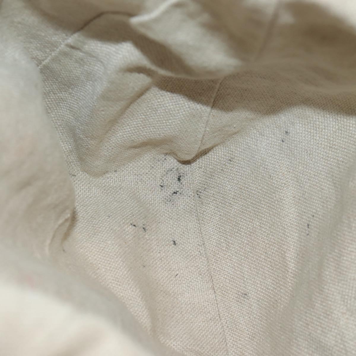 GUCCI GG Canvas Hand Bag 2way Beige White Auth ep10950