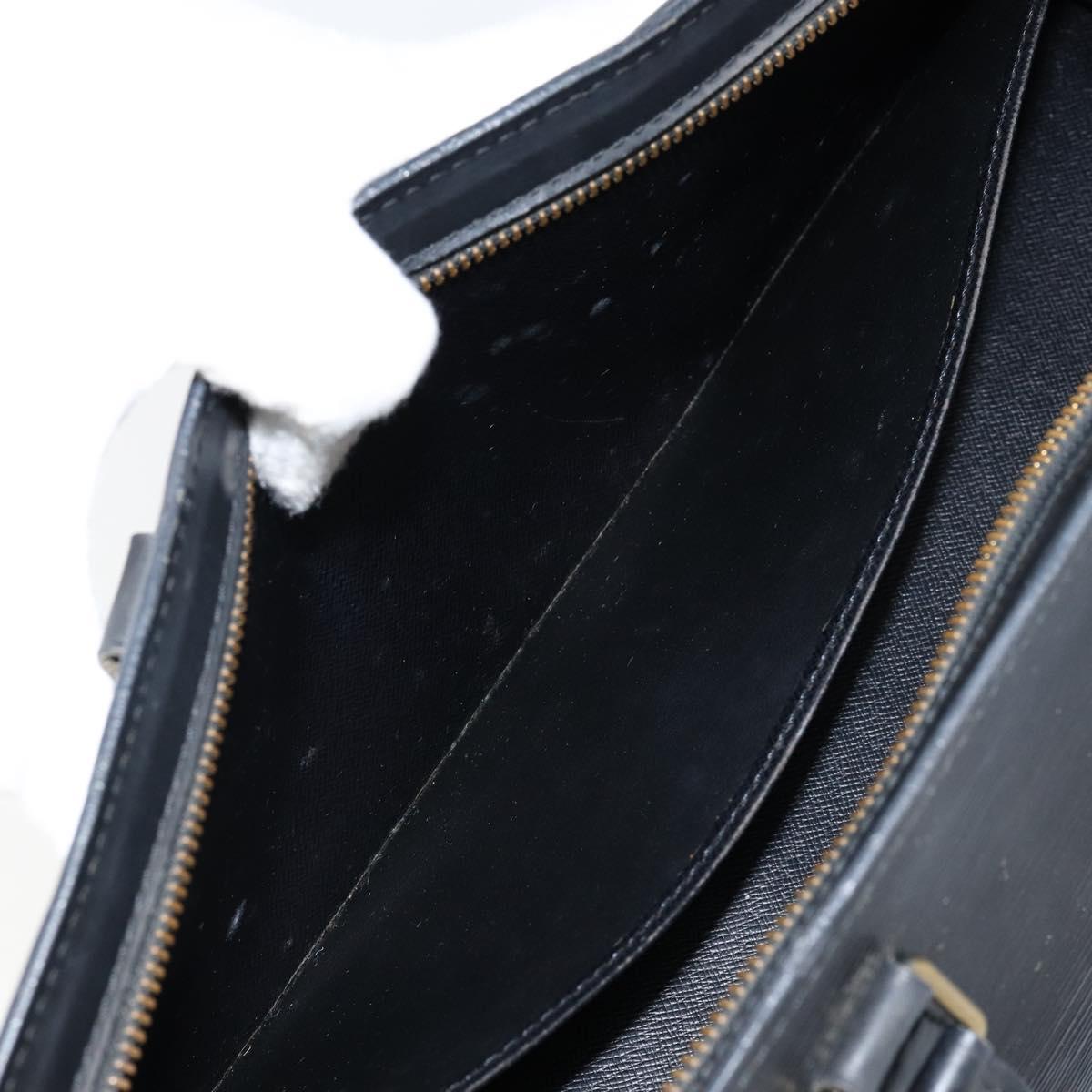 LOUIS VUITTON Epi Sac Triangle Hand Bag Black M52092 LV Auth ep10954