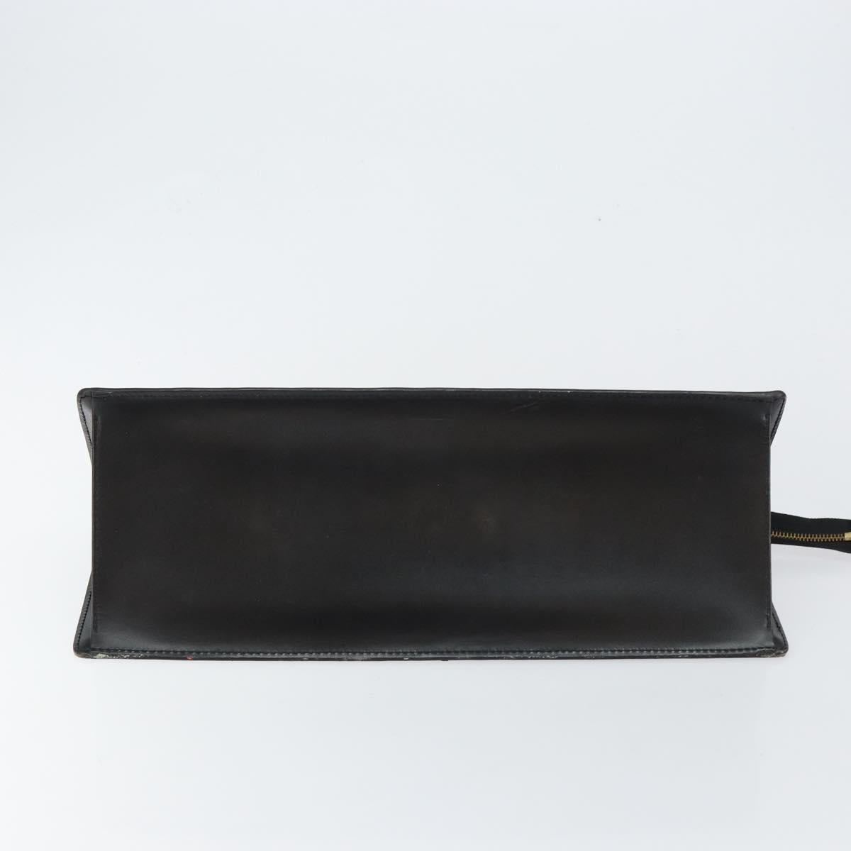 LOUIS VUITTON Epi Sac Triangle Hand Bag Black M52092 LV Auth ep10954