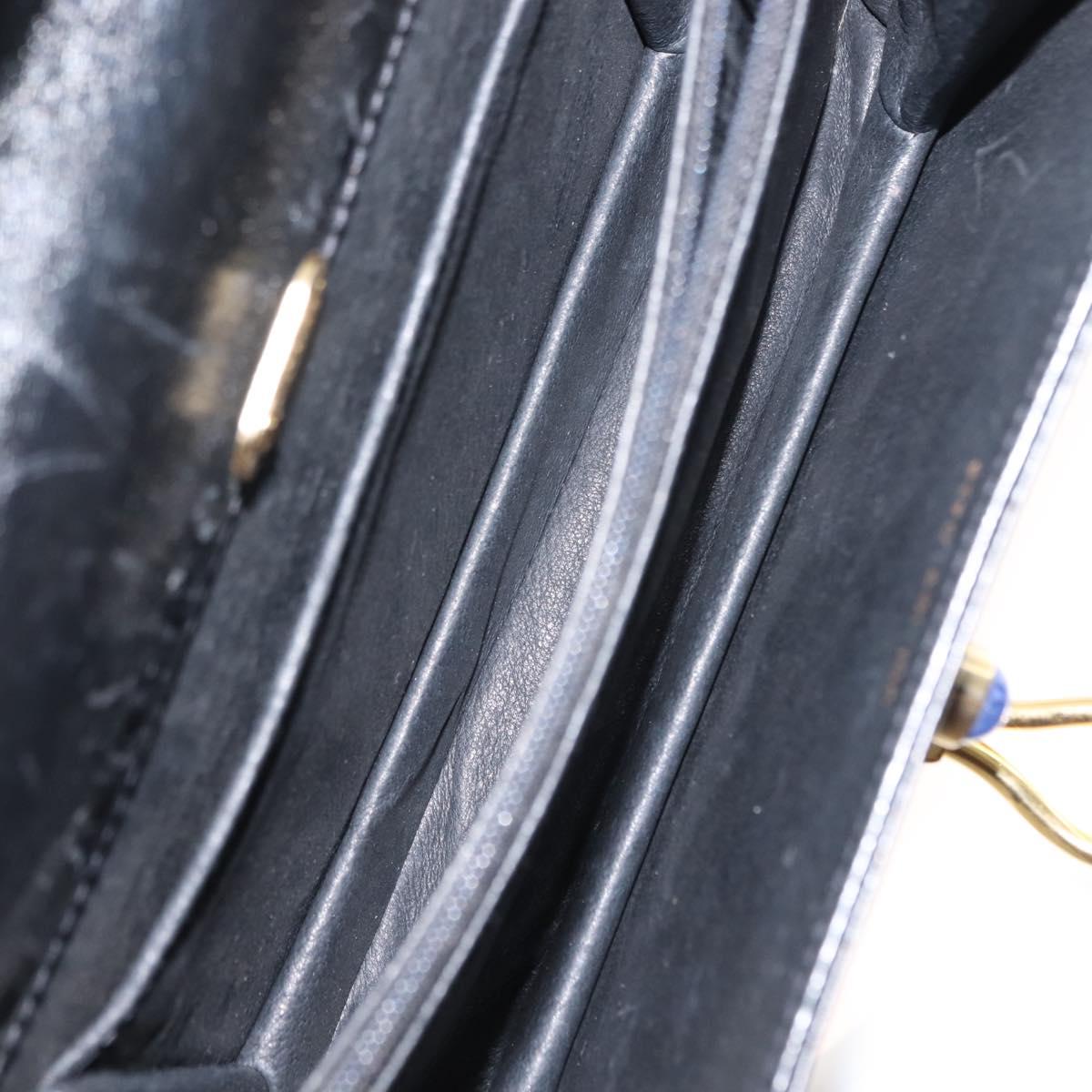 GUCCI Shoulder Bag Leather Black Auth ep10955