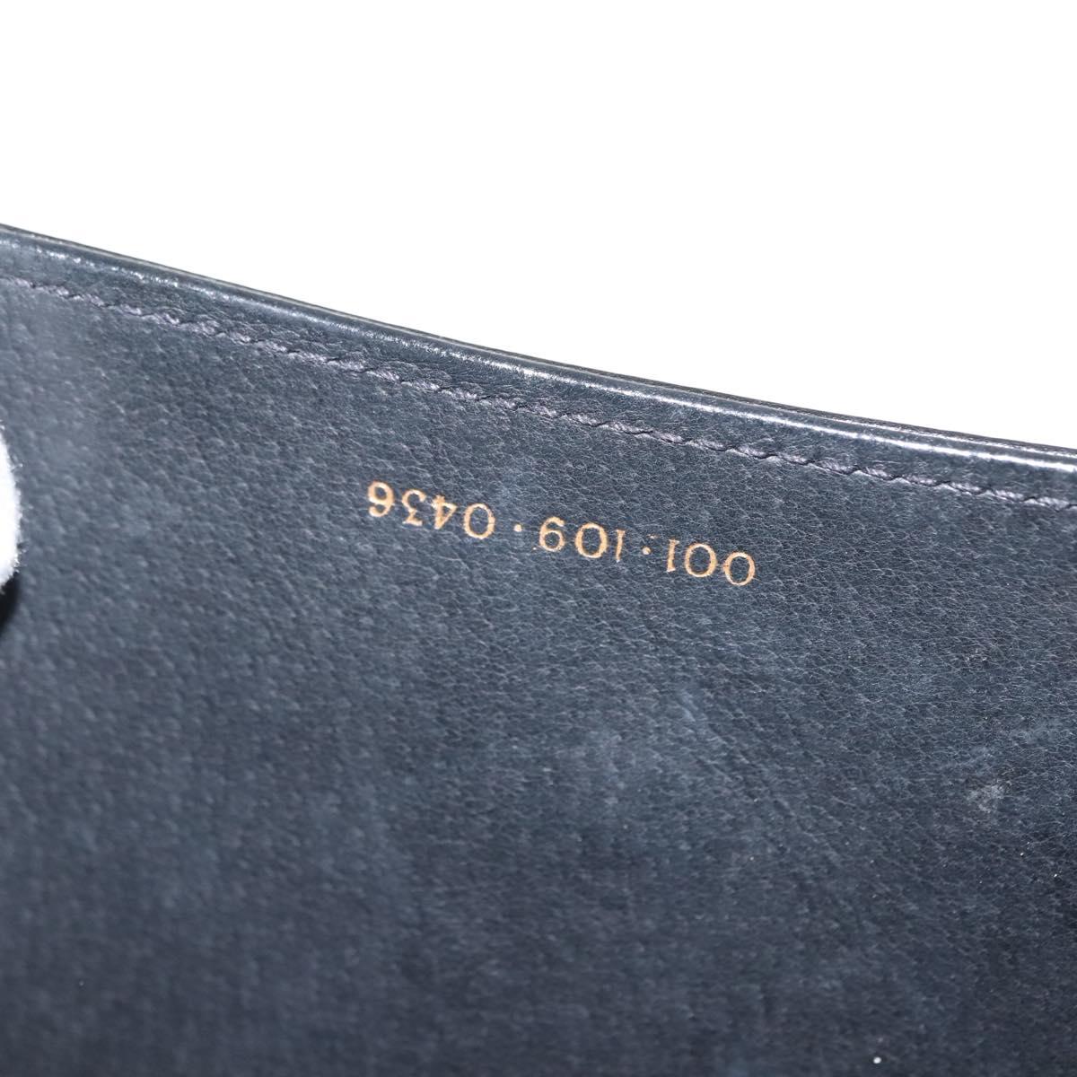 GUCCI Shoulder Bag Leather Black Auth ep10955