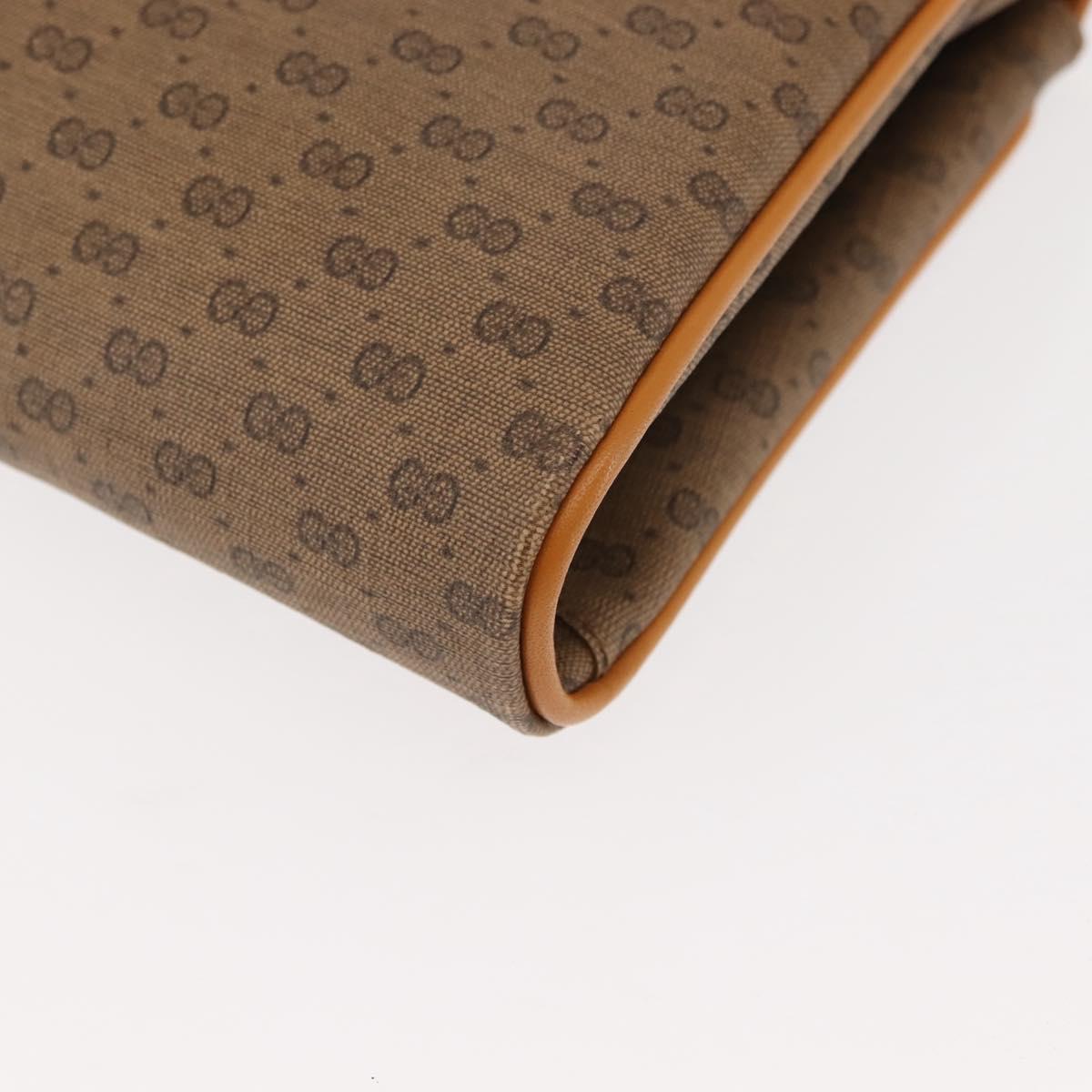 GUCCI Micro GG Supreme Shoulder Bag PVC Beige Gold 004 261 1923 Auth ep10957
